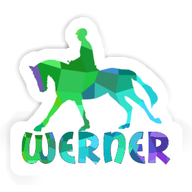 Reiterin Aufkleber Werner Image