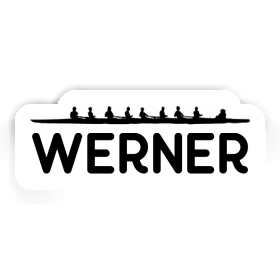 Bateau à rames Autocollant Werner Image