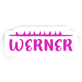 Sticker Werner Ruderboot Image