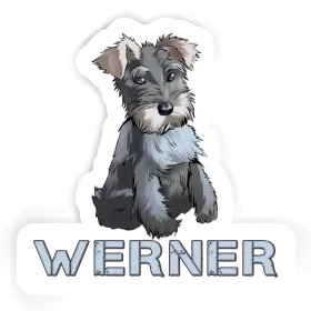 Schnauzer Sticker Werner Image
