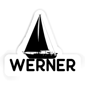 Werner Autocollant Voilier Image