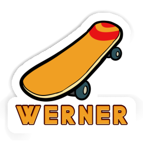 Aufkleber Skateboard Werner Image