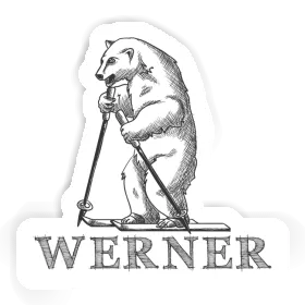 Sticker Werner Skifahrer Image