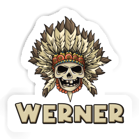 Sticker Kids Skull Werner Image