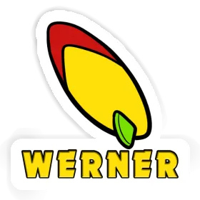Werner Sticker Surfboard Image