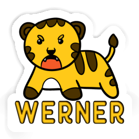 Baby-Tiger Aufkleber Werner Image