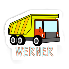 Werner Autocollant Camion à benne Image