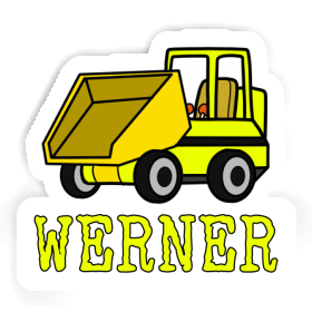 Sticker Front Tipper Werner Image