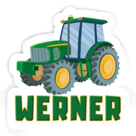 Traktor Aufkleber Werner Image
