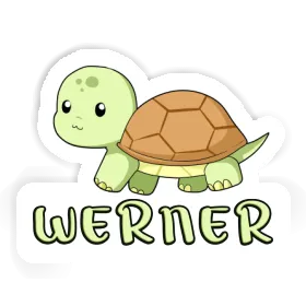 Aufkleber Schildkröte Werner Image