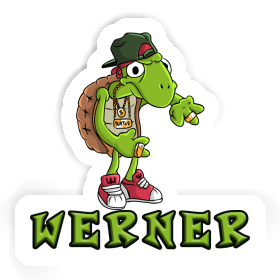 Werner Sticker Hip Hop Turtle Image