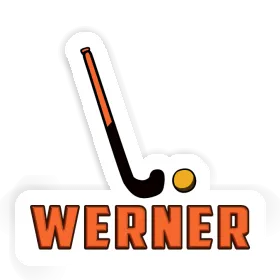 Unihockeyschläger Sticker Werner Image