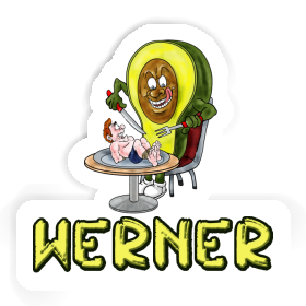 Avocado Sticker Werner Image