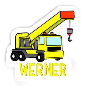 Sticker Autokran Werner Image