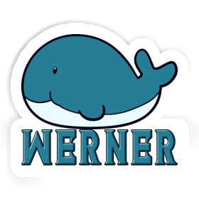 Whale Fish Sticker Werner Image