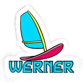 Sticker Windsurf Board Werner Image