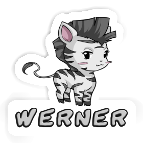 Werner Sticker Zebra Image