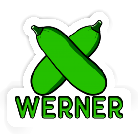 Sticker Zucchini Werner Image