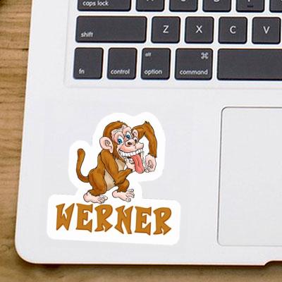 Werner Sticker Gorilla Laptop Image