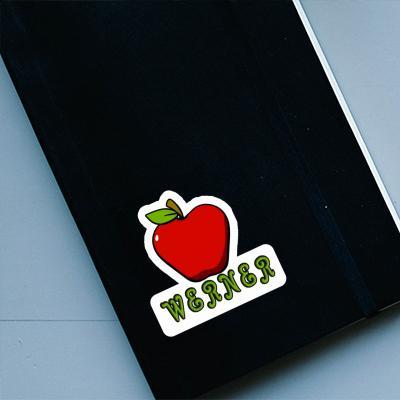Sticker Werner Apfel Laptop Image