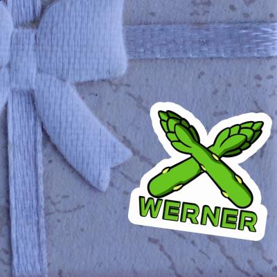 Sticker Asparagus Werner Gift package Image