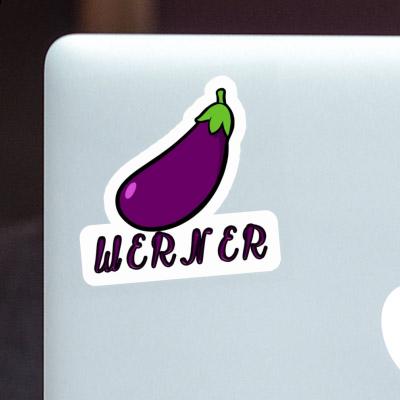 Sticker Eggplant Werner Gift package Image