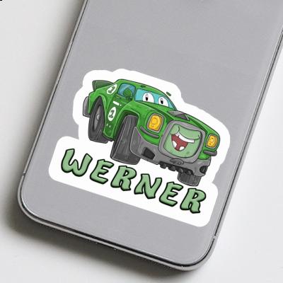 Werner Autocollant Voiture Laptop Image
