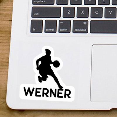Aufkleber Werner Basketballspielerin Image