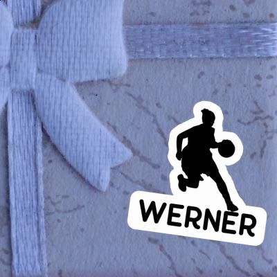 Sticker Werner Basketball Player Laptop Image