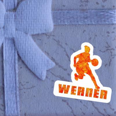 Werner Autocollant Joueuse de basket-ball Gift package Image