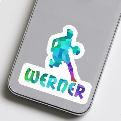 Basketballspielerin Sticker Werner Notebook Image