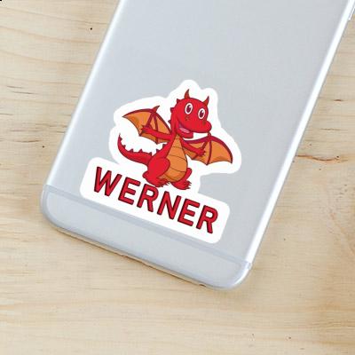 Sticker Dragon Werner Notebook Image