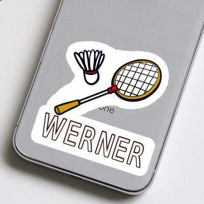 Autocollant Werner Raquette de badminton Image