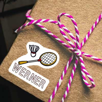 Autocollant Werner Raquette de badminton Gift package Image
