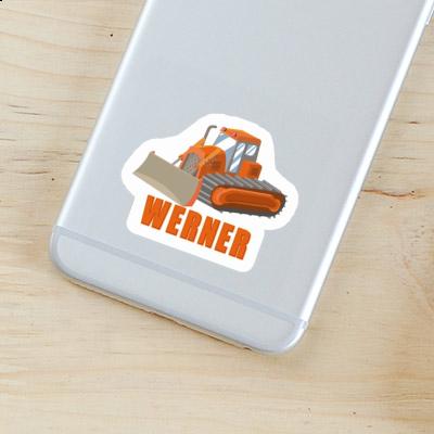 Excavator Sticker Werner Laptop Image