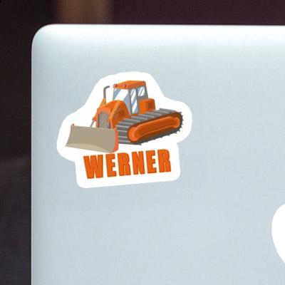 Excavator Sticker Werner Laptop Image