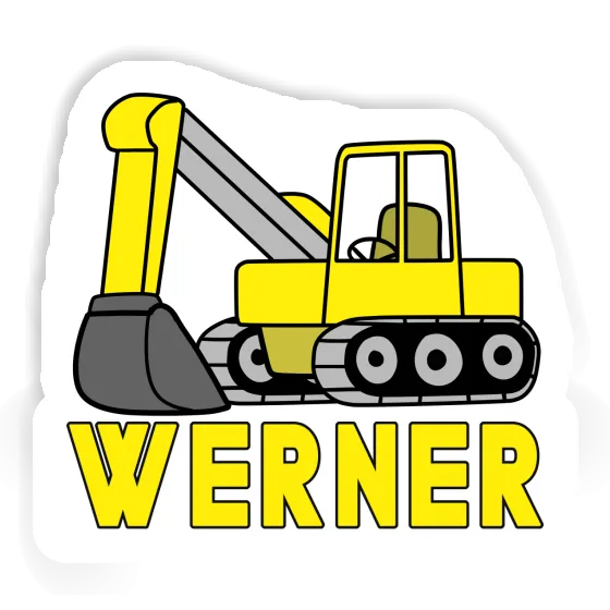 Bagger Aufkleber Werner Image