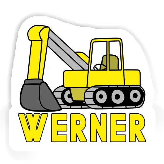 Werner Sticker Excavator Gift package Image