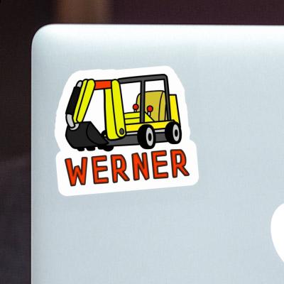 Autocollant Werner Mini-pelle Laptop Image