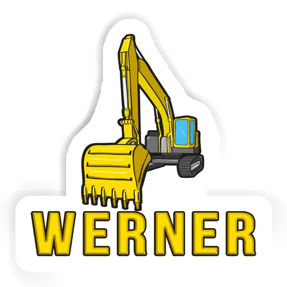 Aufkleber Werner Bagger Laptop Image