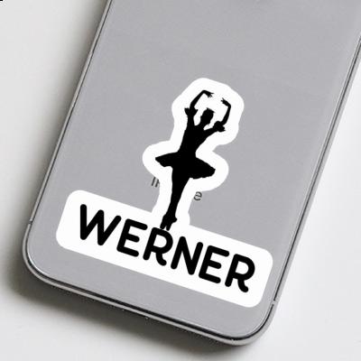 Sticker Werner Ballerina Laptop Image