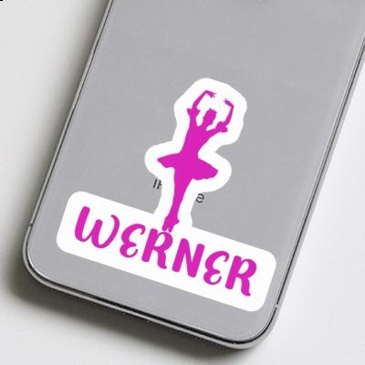 Werner Aufkleber Ballerina Laptop Image