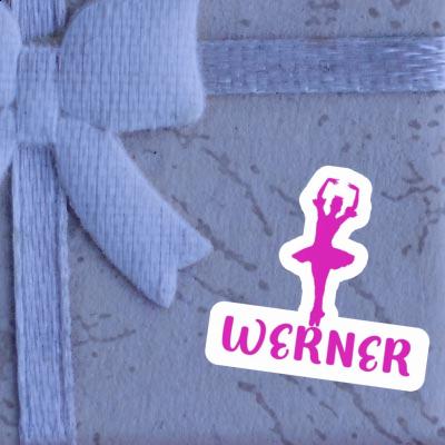 Werner Aufkleber Ballerina Notebook Image