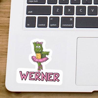 Werner Sticker Ballerina Laptop Image