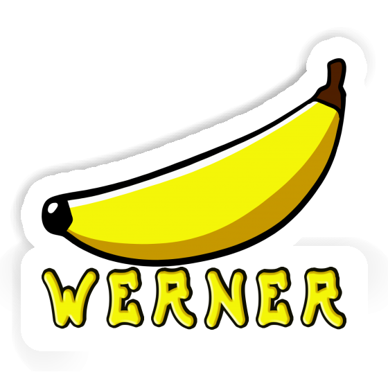 Banane Autocollant Werner Notebook Image