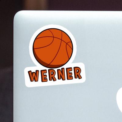 Aufkleber Werner Basketball Ball Gift package Image