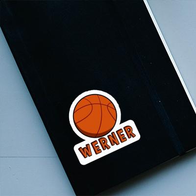 Aufkleber Werner Basketball Ball Image