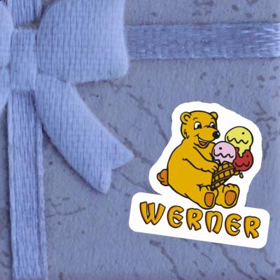 Werner Autocollant Ours Image