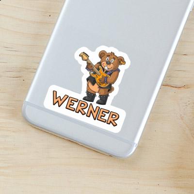 Werner Sticker Rocker Bear Laptop Image