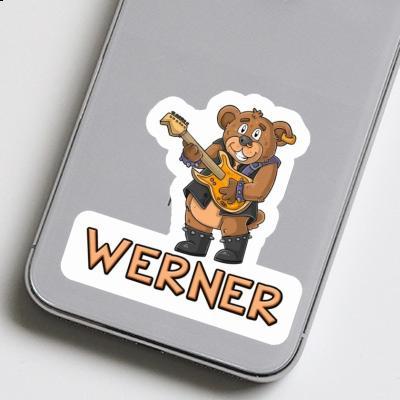 Werner Sticker Rocker Bear Laptop Image